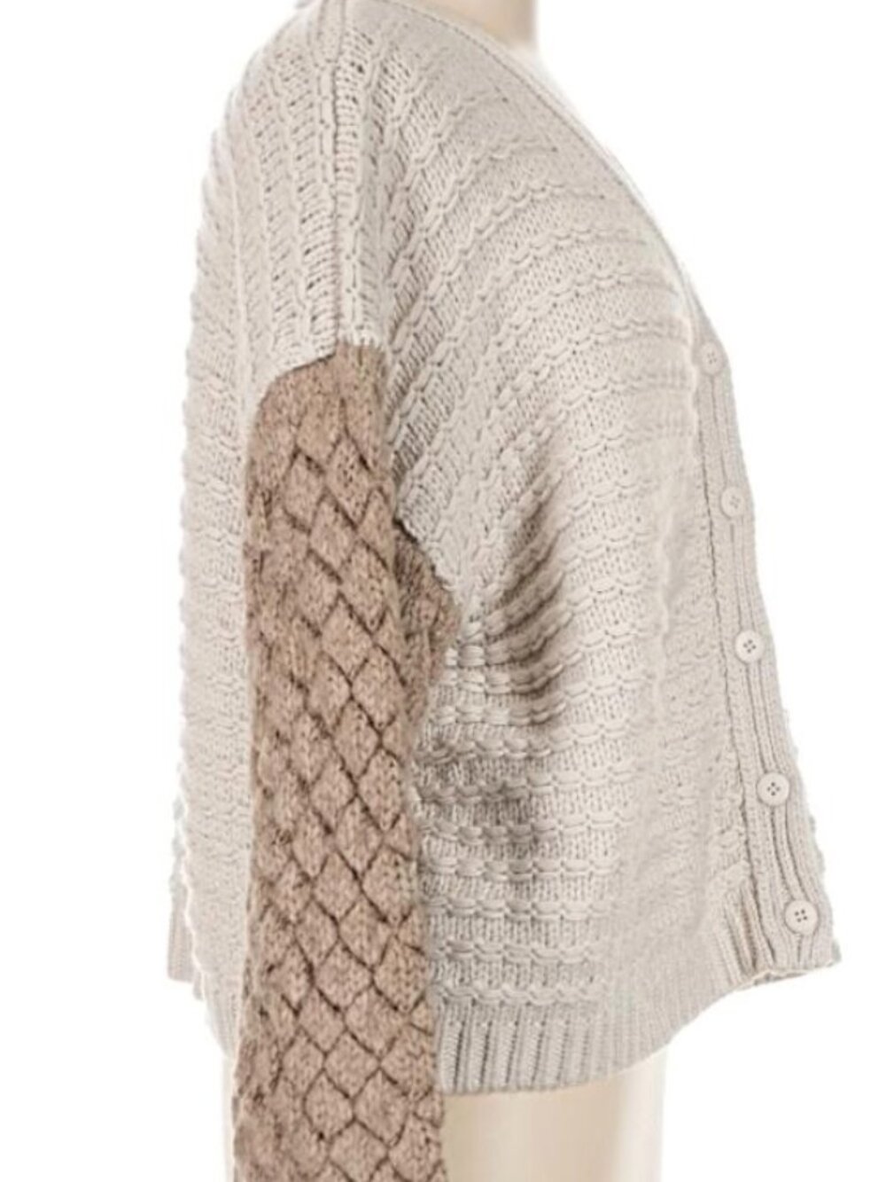 Splendid Maria Bobble Cardigan Quiet Luxury Viscose Alpaca Blend Cottage M $198 - Picture 8 of 16